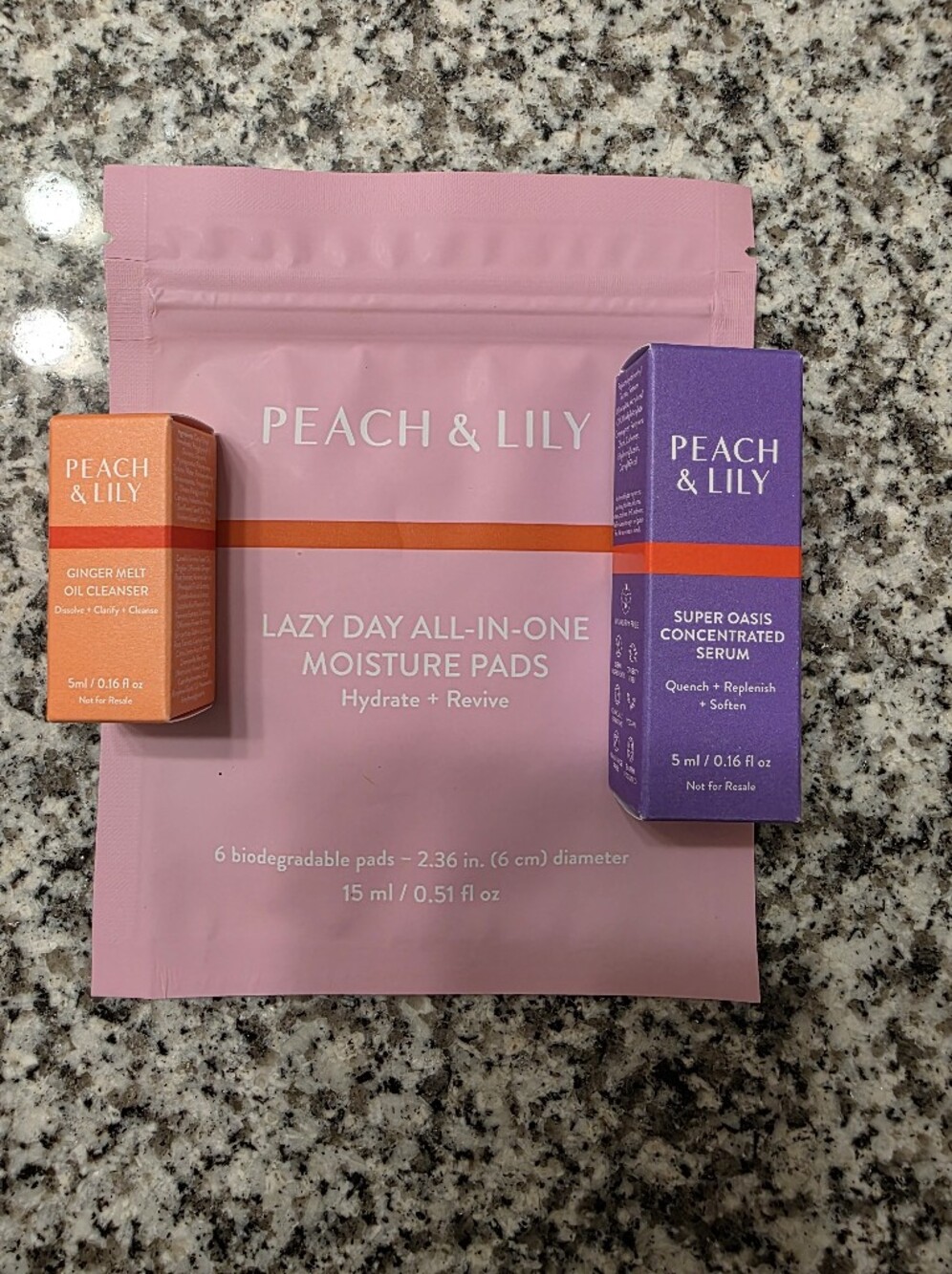 Peach & Lily Pink Lazy Day All-In-One Moisture Pads - Hydrate & Revive